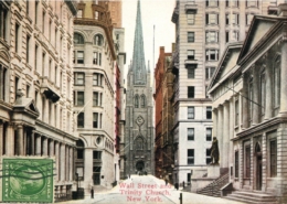 Dreieinigkeitskirche - Trinity Church (New York City) Wallstreet 1911 used